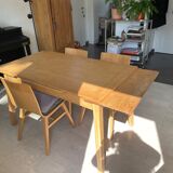 dining room table and its 4 chairs