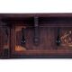 Inlay coat rack, western europe, early 20th century.
