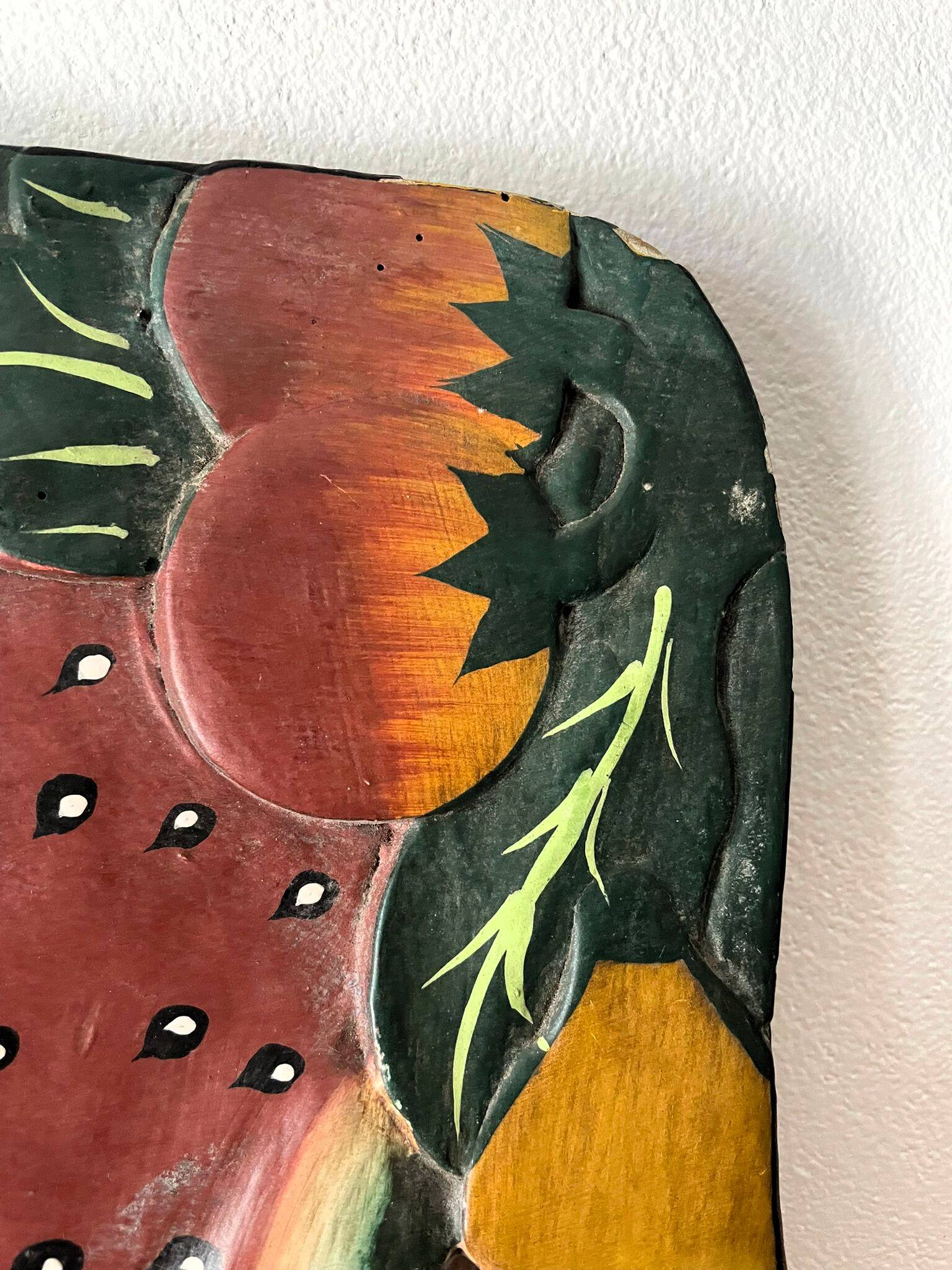 Handcrafted wooden tray