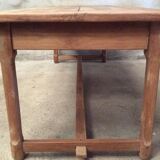 Old solid wood dining table