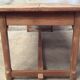 Old solid wood dining table