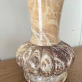 Vintage honey onyx urn vase
