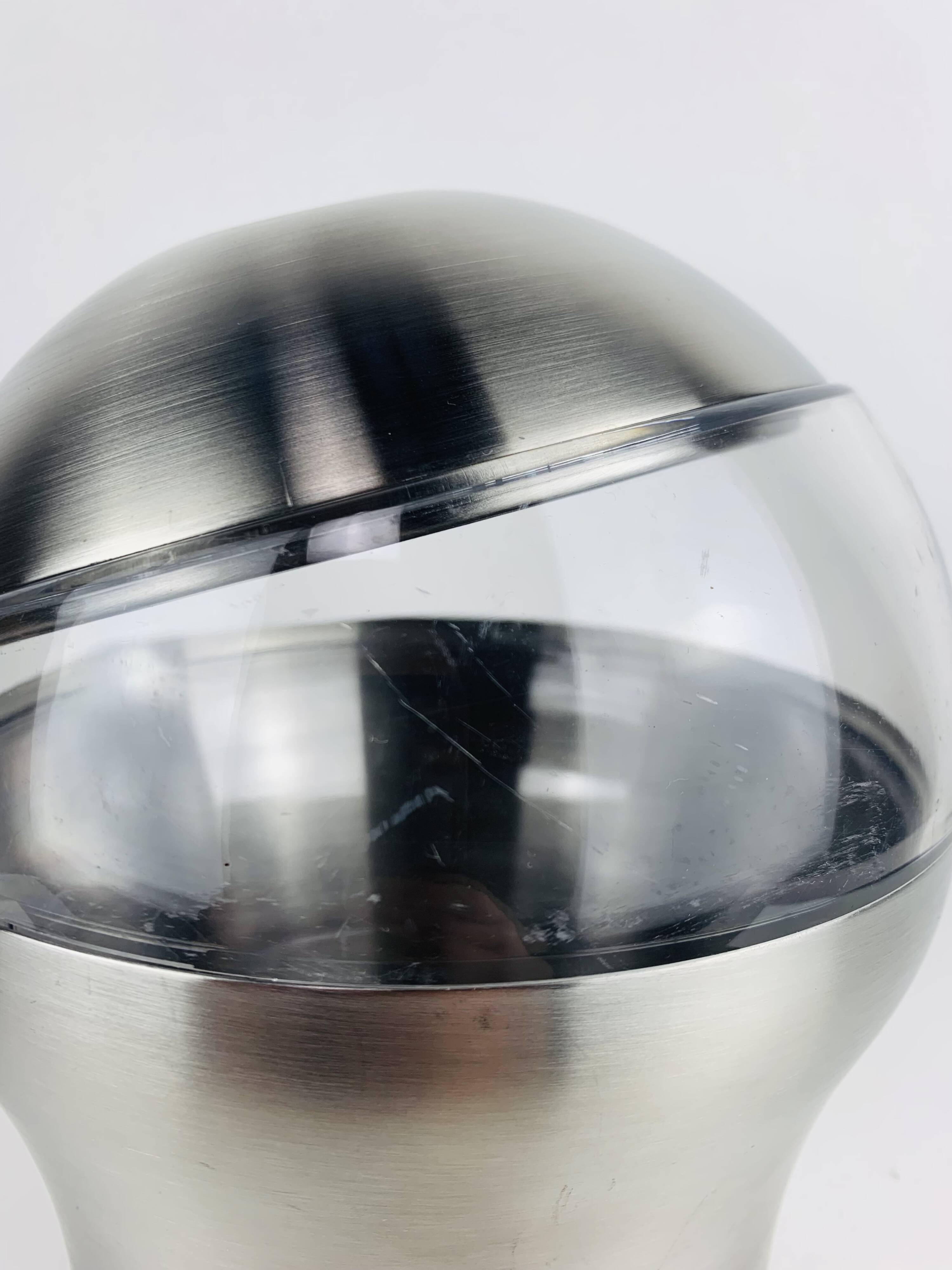 Stainless steel bowling ball ice bucket by WMF Cromargan