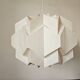 Rare large pendant from the mid-century, Le Klint style, Denmark, 1970
