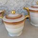 Tea tea porcelain coffee Limoges Ahrenfeldt gilding