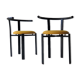 Fauteuils en métal, années 1980