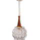 Suspension en verre et bois