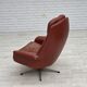 1970s, Danish design by H.W.Klein, swivel armchair, furniture leather.