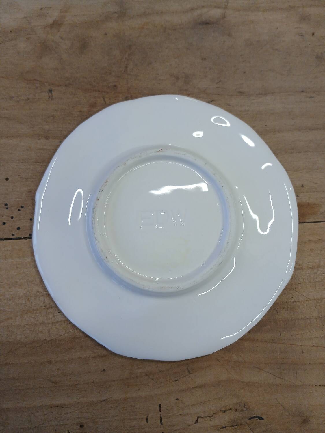 Slip cup and saucer