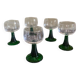 5 vintage glasses