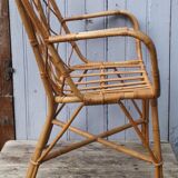 Rattan armchair