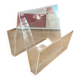 Vintage plexiglass magazine holder