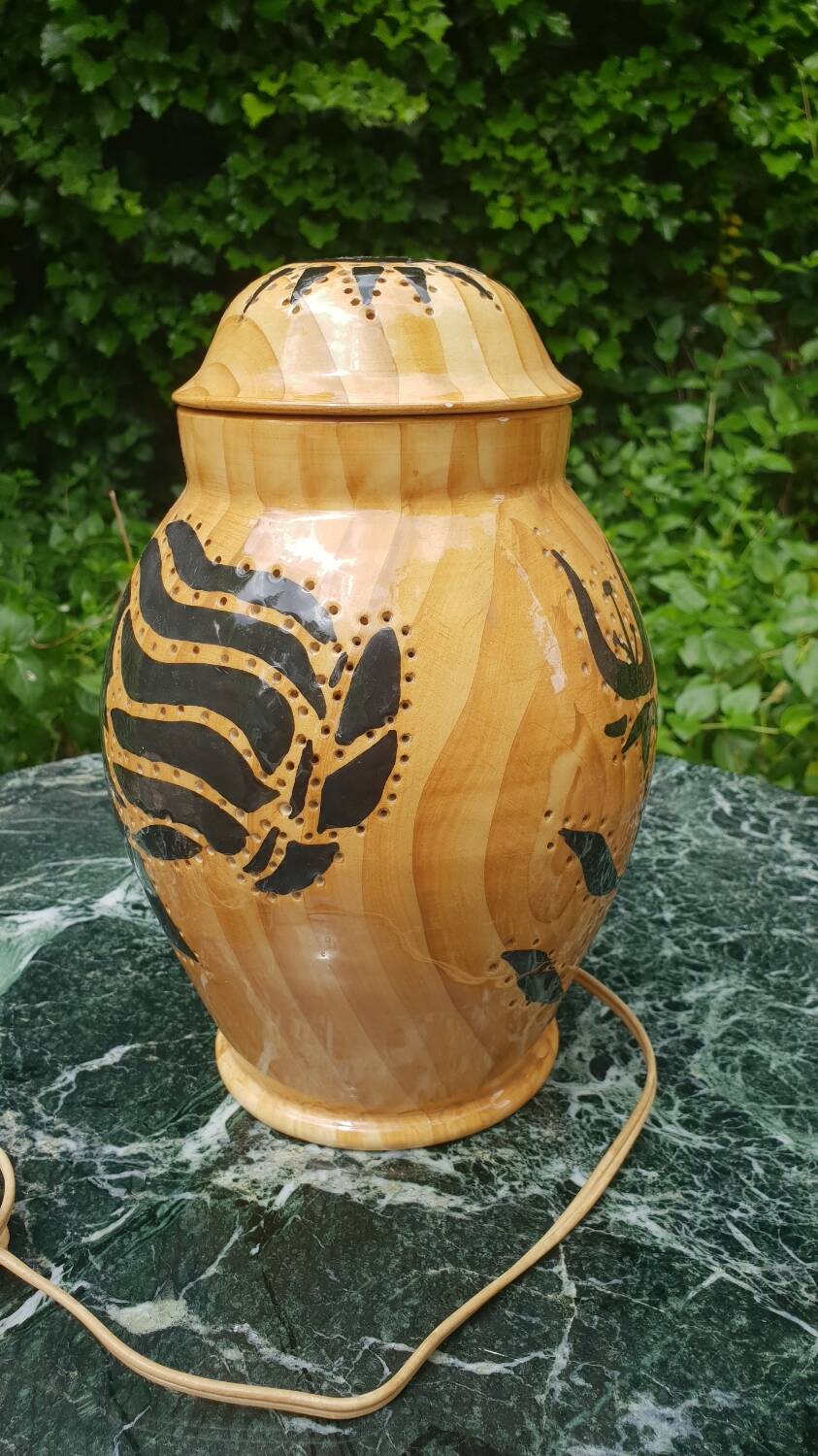 Vallauris ceramic lamp, 1950