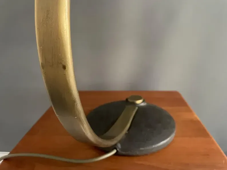 Brass table lamp, model Hillebrand 7613, 1960s