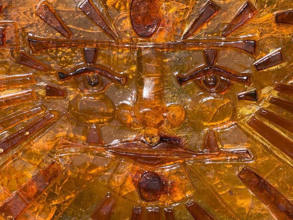 Bas-relief in fractal resin by Matius France 1970