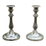 Two antique candle holders
