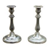 Two antique candle holders