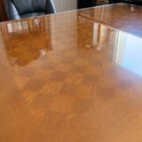 Rare Minister's Desk "Double Face" – 18 drawers – 120x120cm