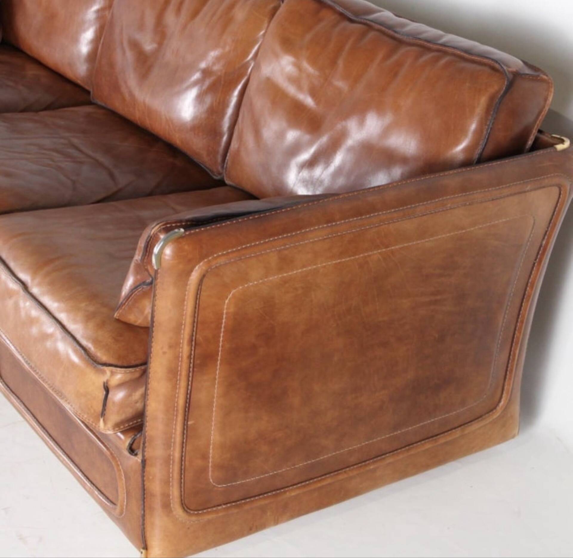 Canapé cuir 3 places Roche Bobois