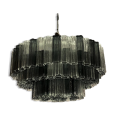 Venetian Lustre In Murano Glass Grey/Blue And Transparent