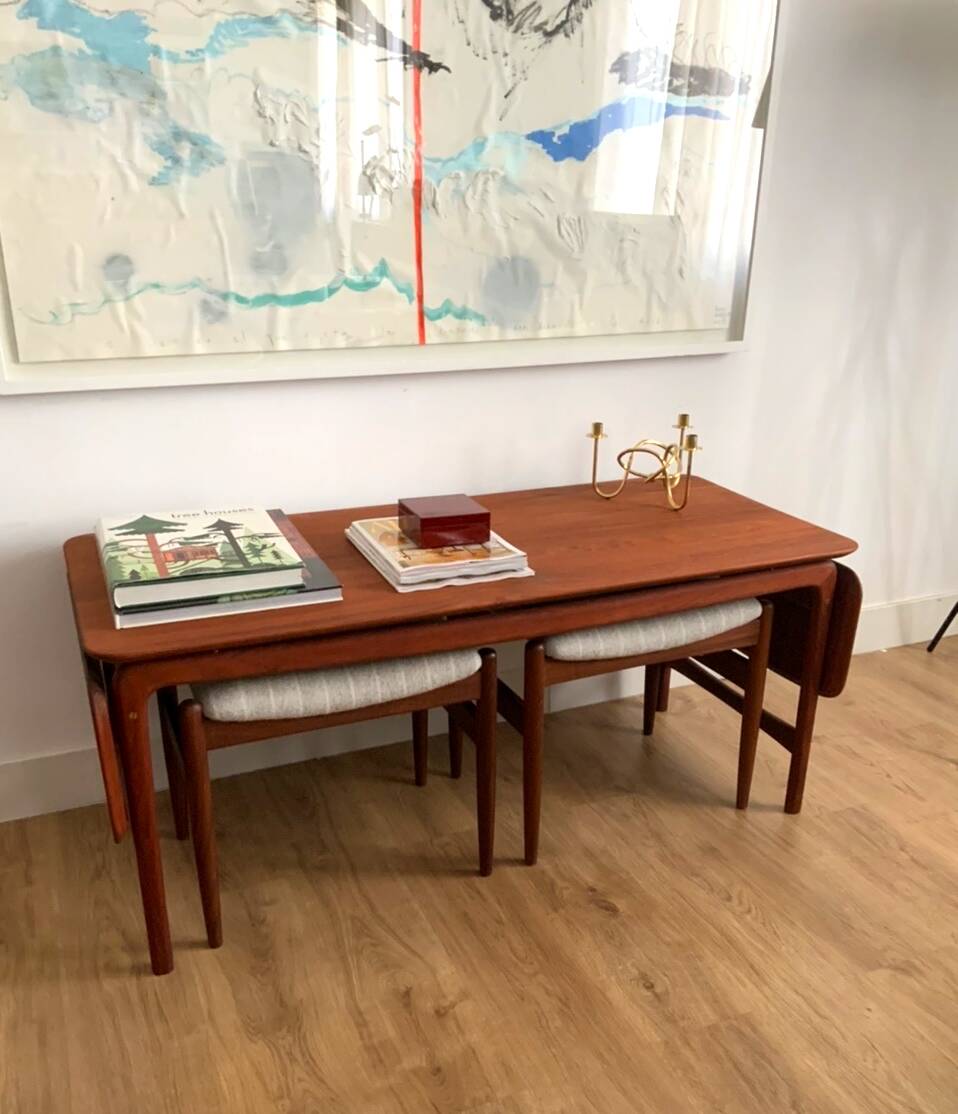 Coffee table by Peter Hvidt & Orla Mølgaard-Nielsen for France & Son Denmark 1956