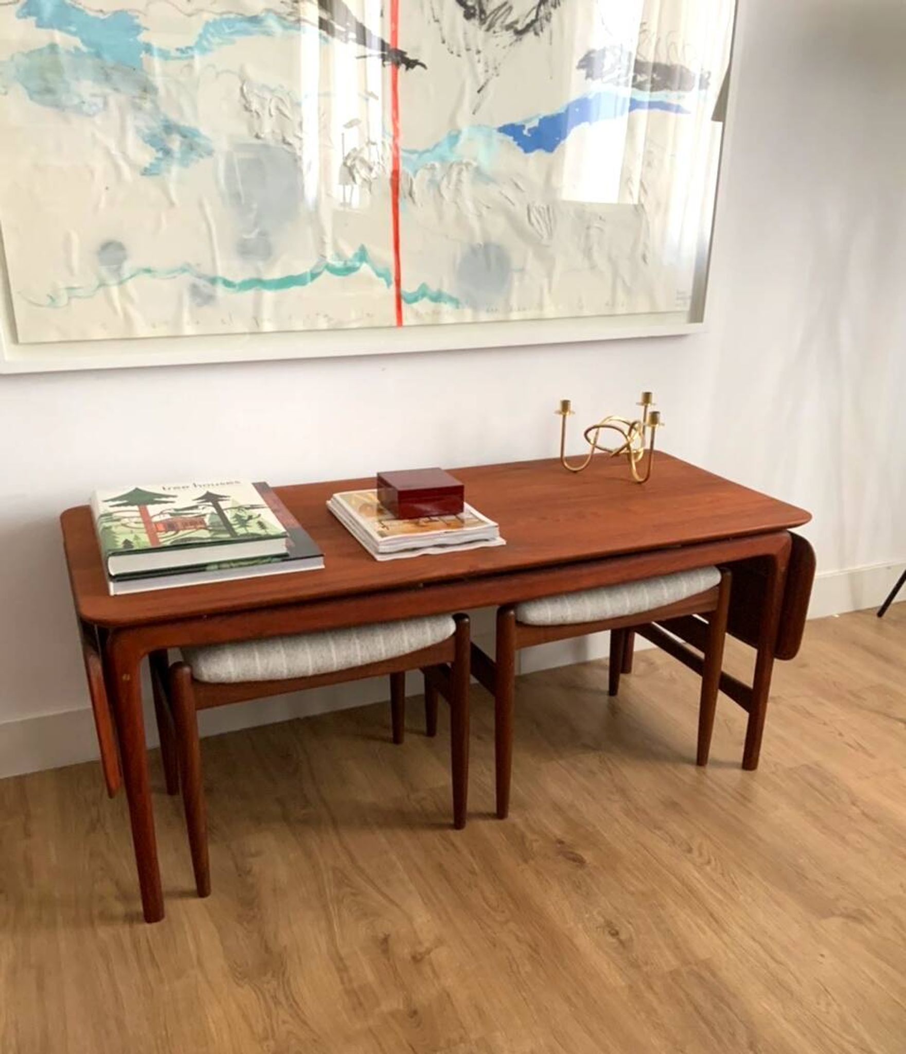 Coffee table by Peter Hvidt & Orla Mølgaard-Nielsen for France & Son Denmark 1956