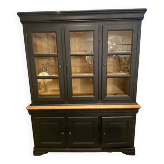 Matte and raw black bookcase/dresser