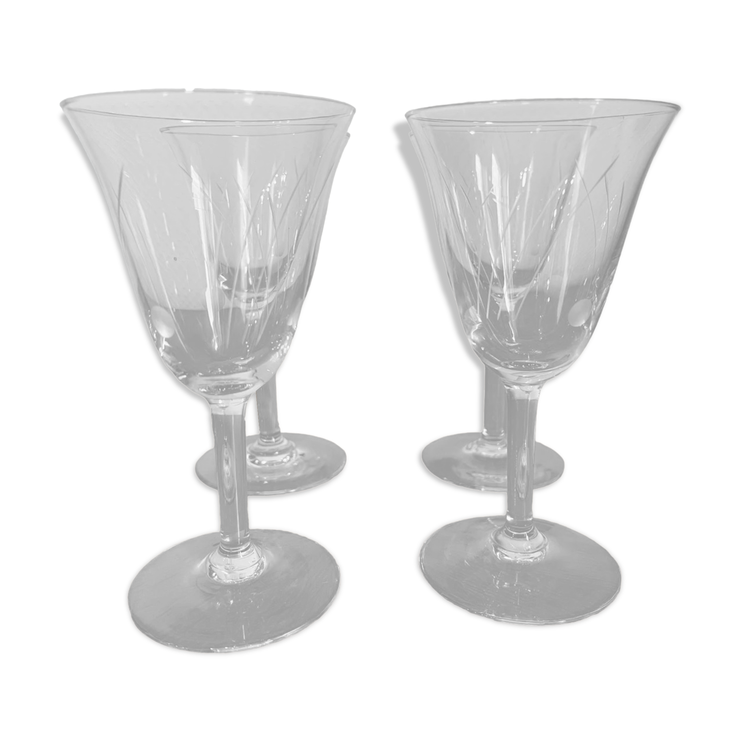 Verres à vin vintage 1960