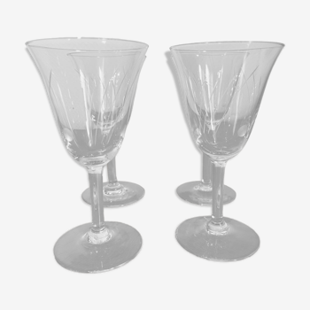 Vintage wine glasses 1960