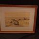 Aquarelle originale signée V. Brunet – « Bateaux sur le rivage »
