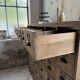 1950s pine workbench XL 160cm