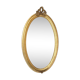 Vintage oval gilded mirror