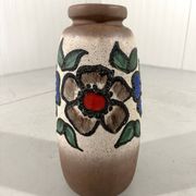 Vase à fleurs en poterie d'Allemagne de l'Ouest, vase de sol, années 1960