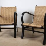 Pair of vintage armchairs by Erich Dieckmann, 1940
