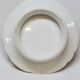 Superbe Assiette Plat Sur Piédouche XIXème Porcelaine Blanche Décor Aux Ois