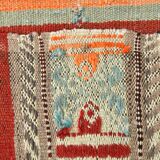 Muticolor Turkish Vintage Kilim Rug, 161x206Cm