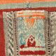 Muticolor Turkish Vintage Kilim Rug, 161x206Cm