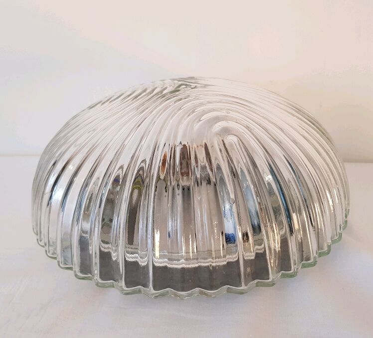 Glass ceiling lamp 60s
