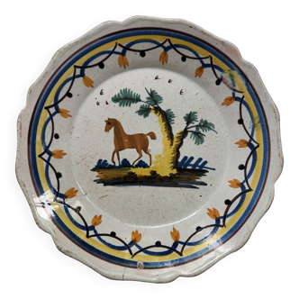 Nevers faience plate