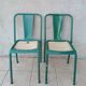 Pair of bistro Tolix chairs