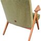Paire de fauteuils Bunny 366  en velours Olive