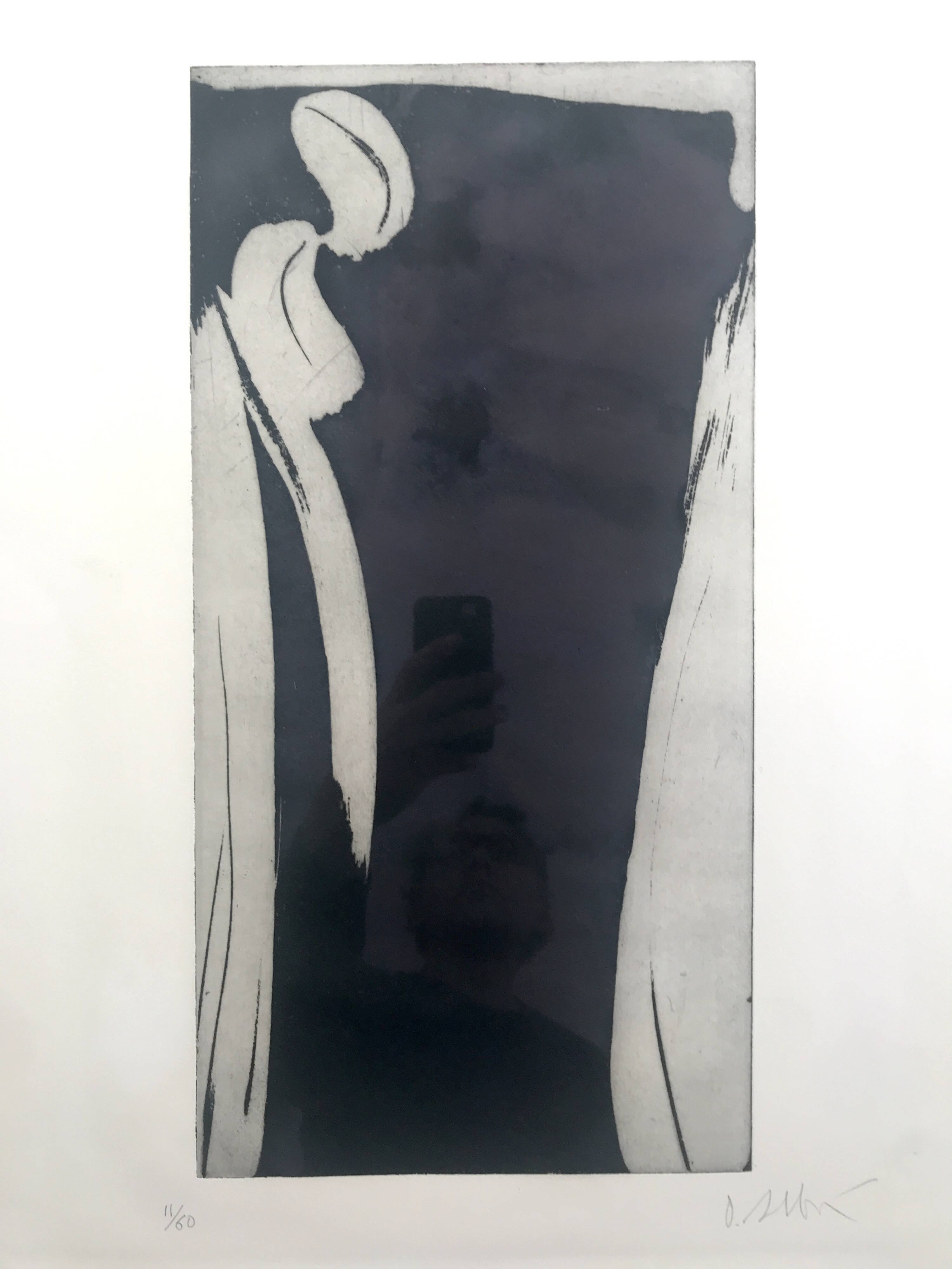 Olivier DEBRÉ: Original engraving signed in pencil Small character sign III, 1990 (Pernoud 218)