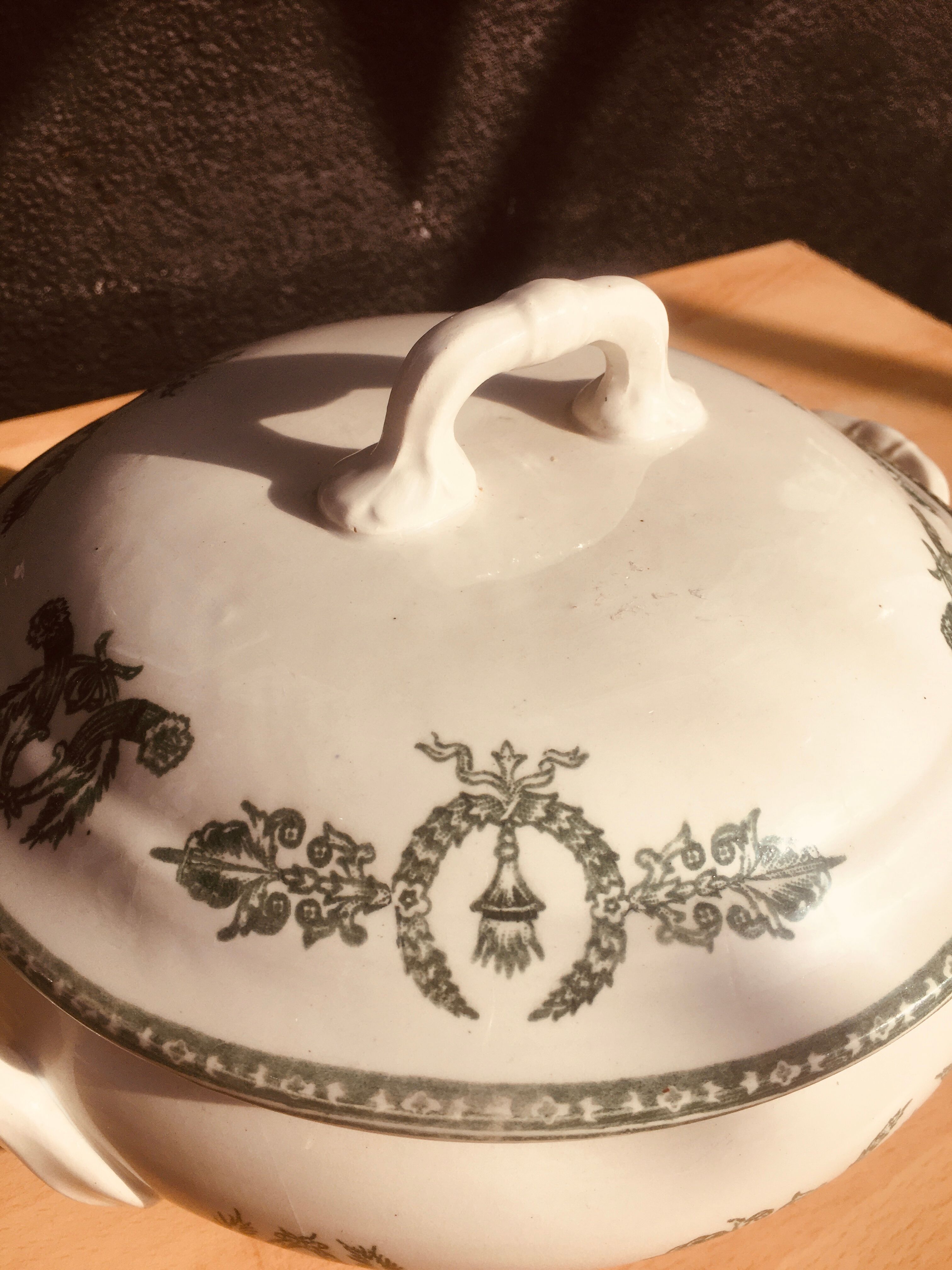 Soupière Wagram earthenware New Givorse France