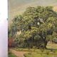 Oil painting on cardboard J.Ryck