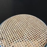 Curved wooden bar stool