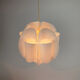 Danish plastic maxi circle pendant, 1960s