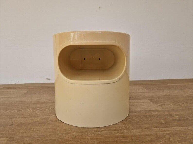 Midcentury Space Age Side Table Artemide, design Emma Gismondi, Italy, 1960s