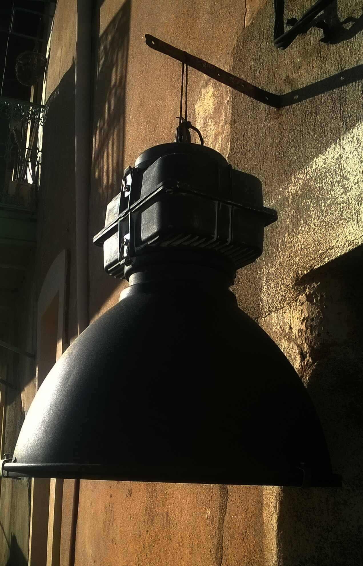 Vintage industrial suspension