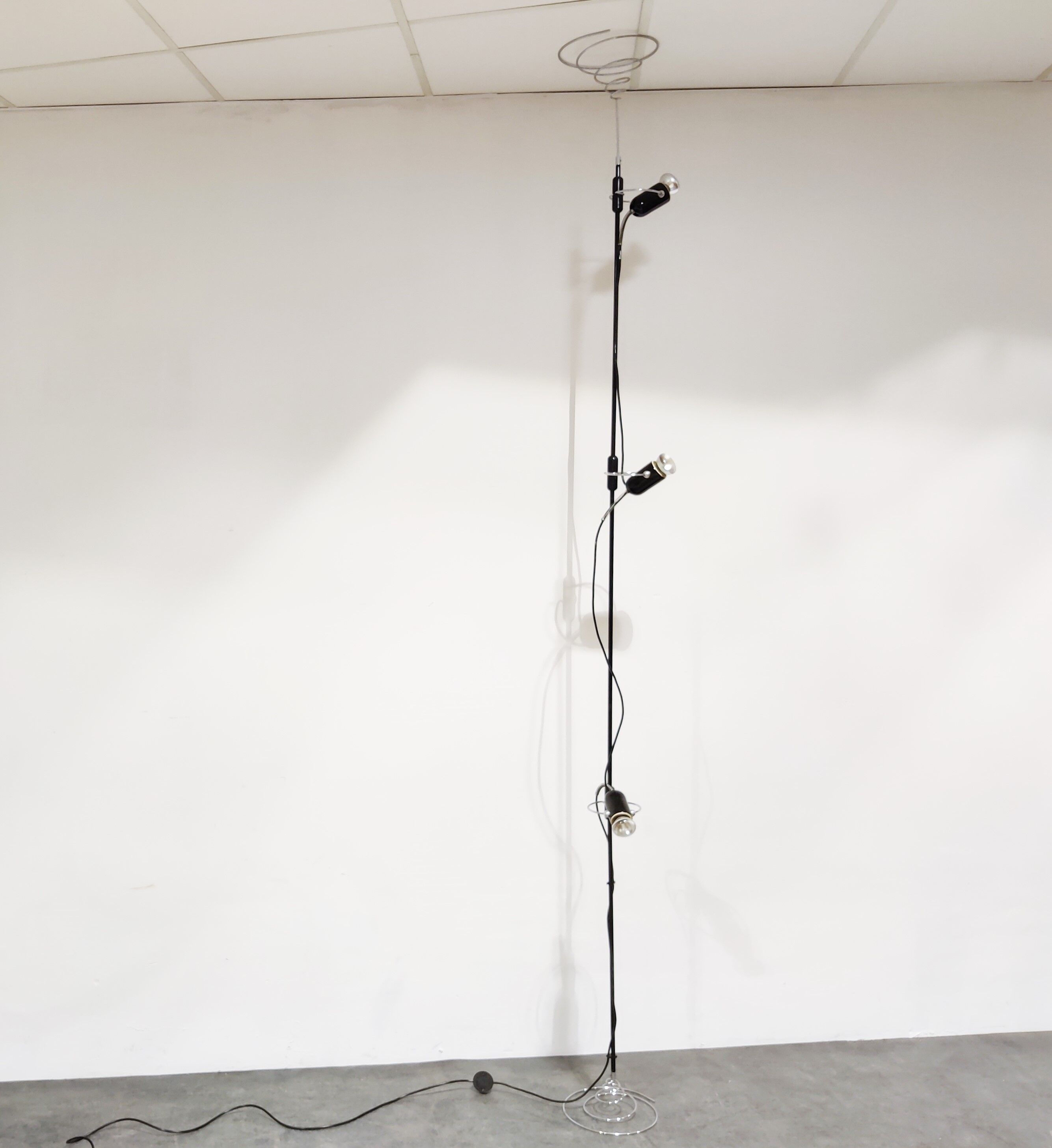 Italian adjustable floor lamp by Francesco Fois for Reggiani, 1960s