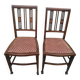 Paire de chaises en acajou 1920